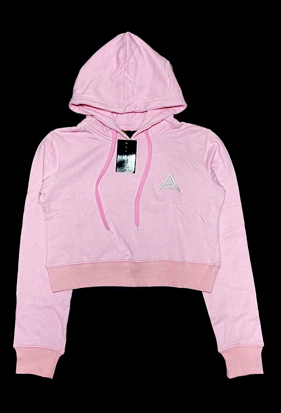 COTTON CANDY CROP TOP HOODIE